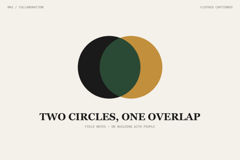 Two circles, one overlap