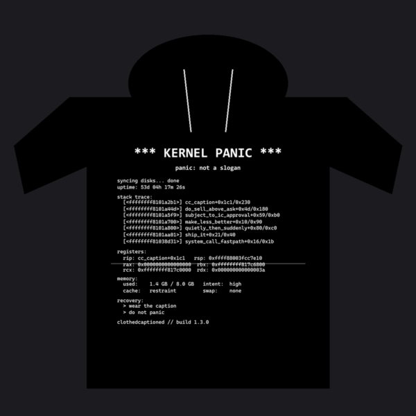 Kernel Panic Hoodie