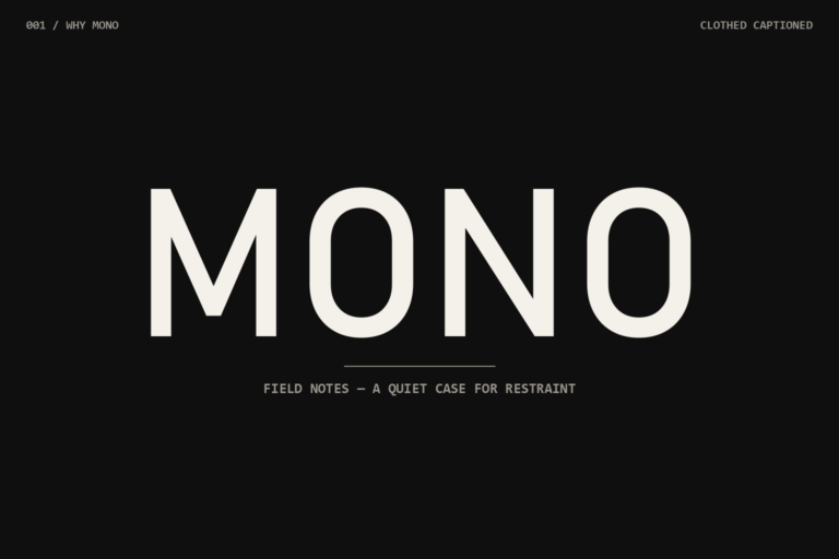 Why mono